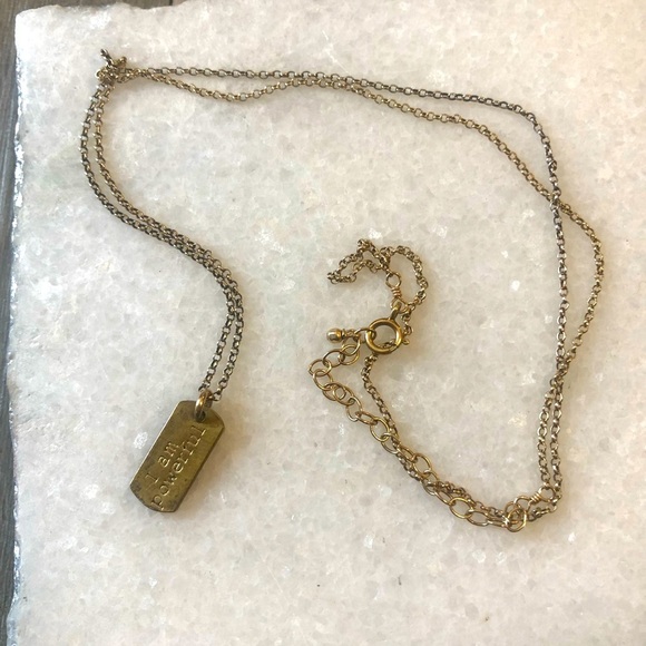 🔥SALE- any 4/$20.  Dogeared “I Am Powerful” Charm Necklace - Picture 2 of 2